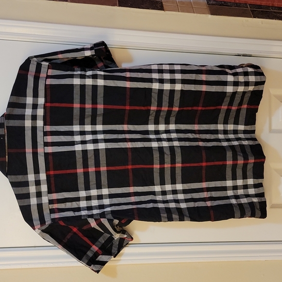 Plaid shirt sleeve casual button down, XL - Picture 5 of 5